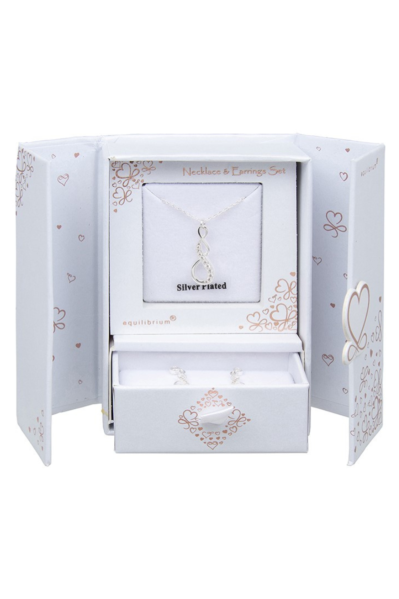 Eternal Love Necklace & Earrings Gift Set - JD03