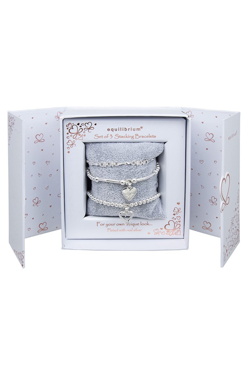 Stacking Hearts Bracelets Gift Set - JD23