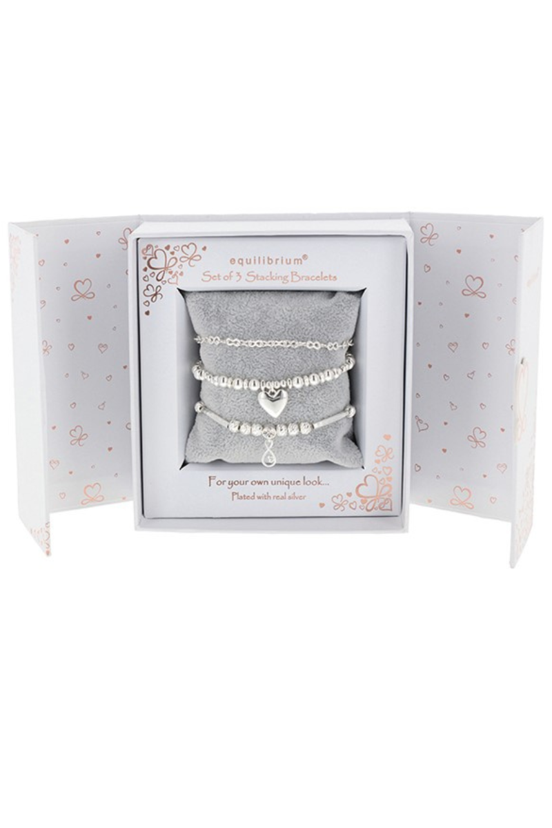 Stacking Eternal Heart Bracelet Gift Set - JD22