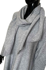 ALEXA Knitted Jumper & Scarf - Grey