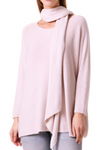 ALEXA Knitted Jumper & Scarf - Pink