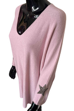 ARIANA Star Jumper - Pink