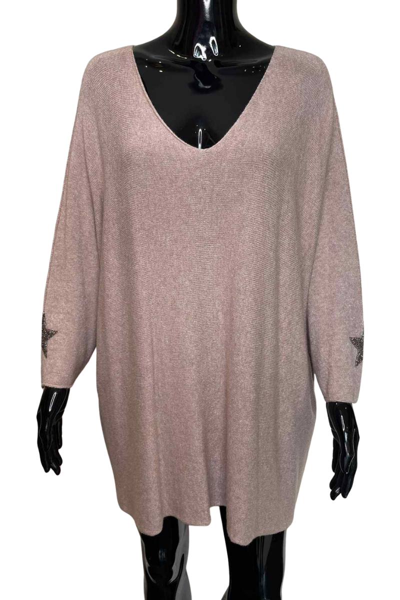 ARIANA Star Jumper - Beige