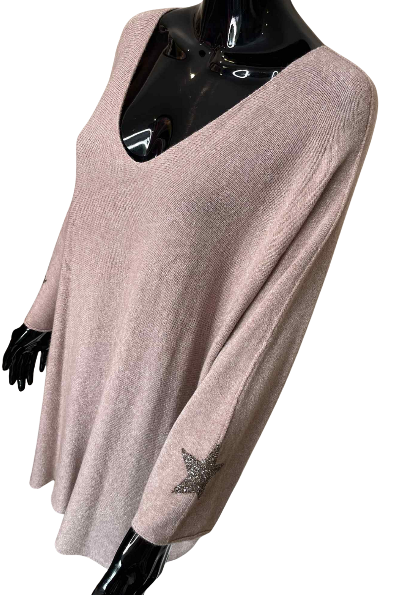 ARIANA Star Jumper - Beige