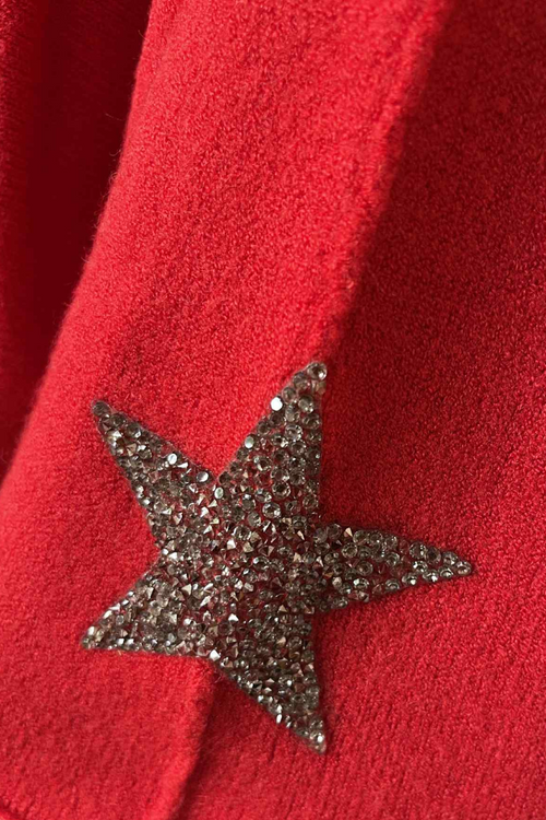 ARIANA Star Jumper - Red
