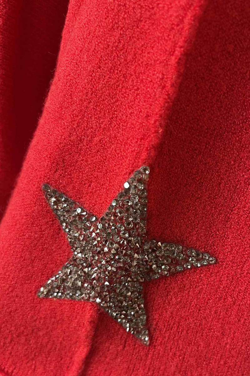 ARIANA Star Jumper - Red