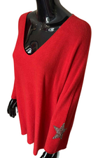 ARIANA Star Jumper - Red