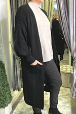 ANNIE Knitted Cardigan - Black