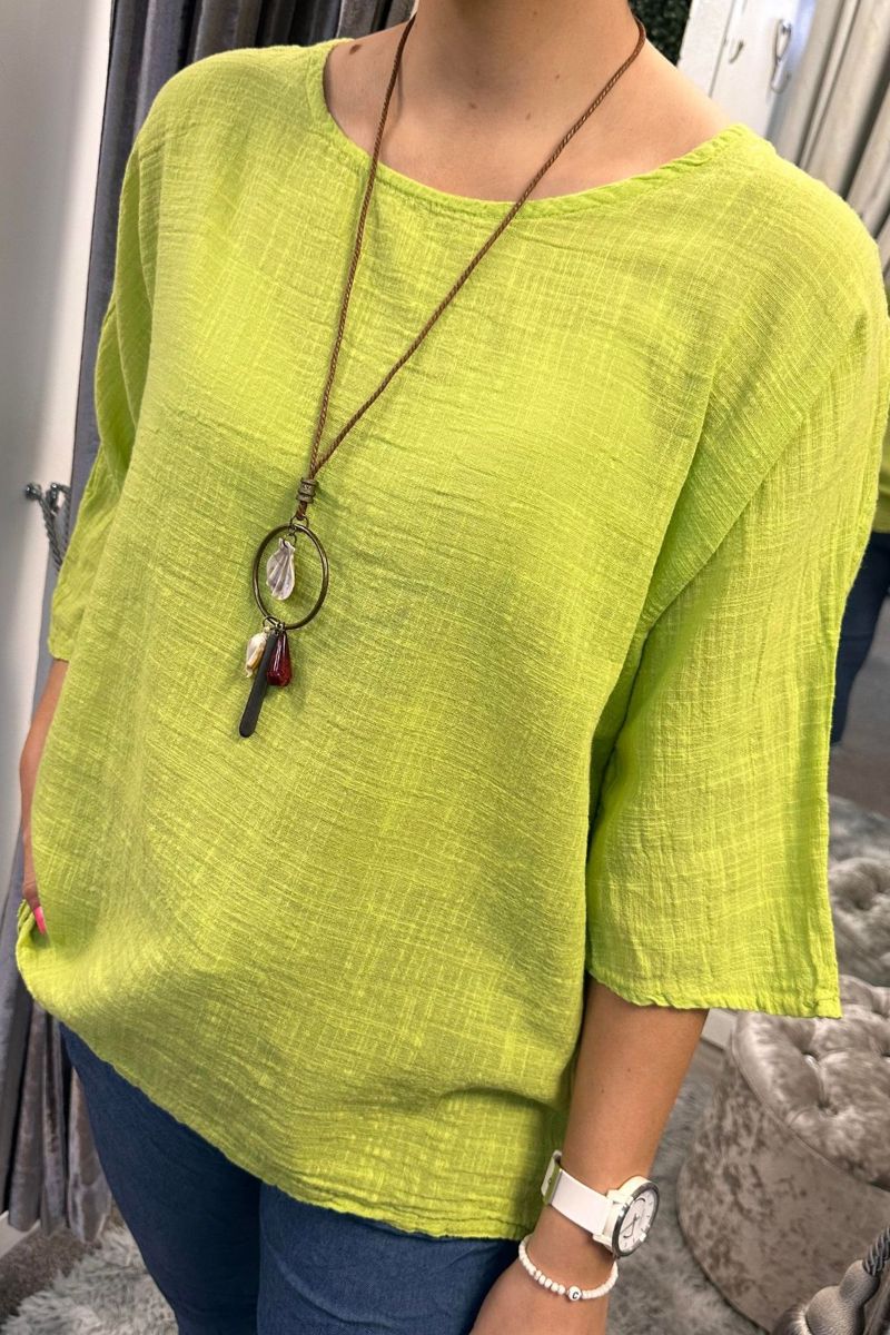 KAY Plain Top - Bright Green