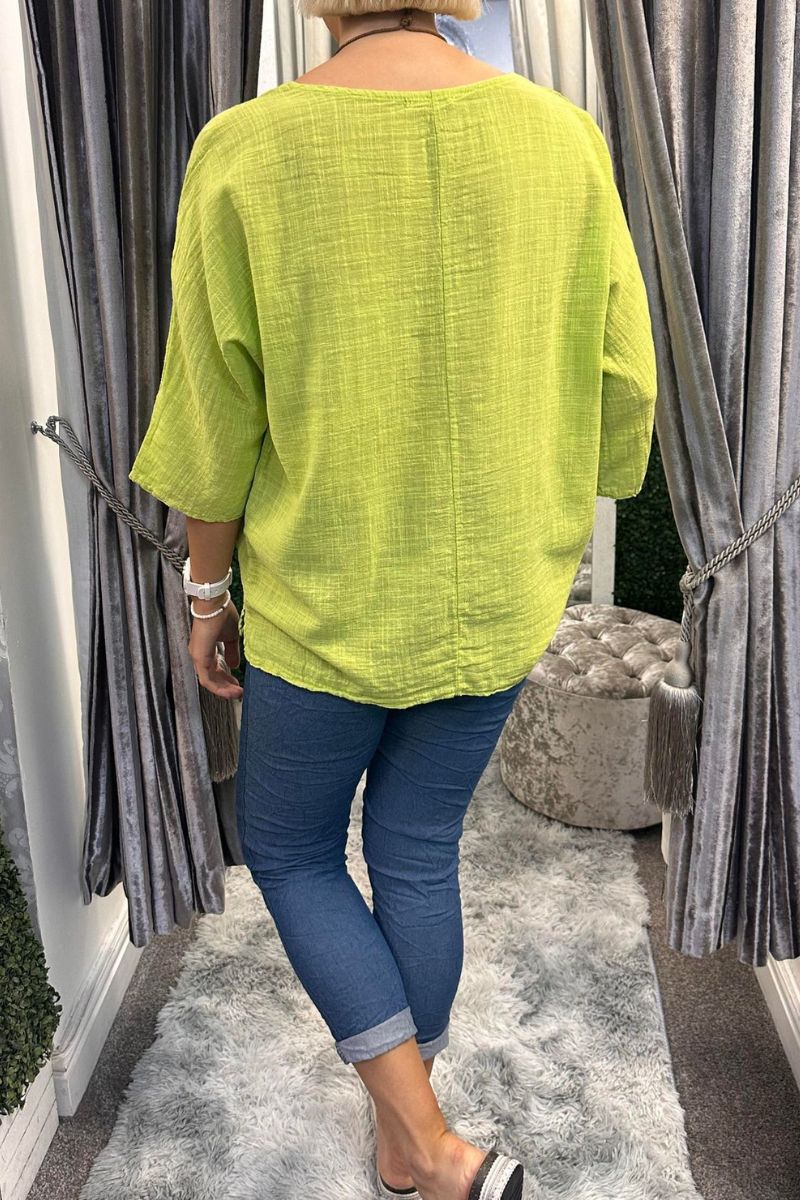 KAY Plain Top - Bright Green