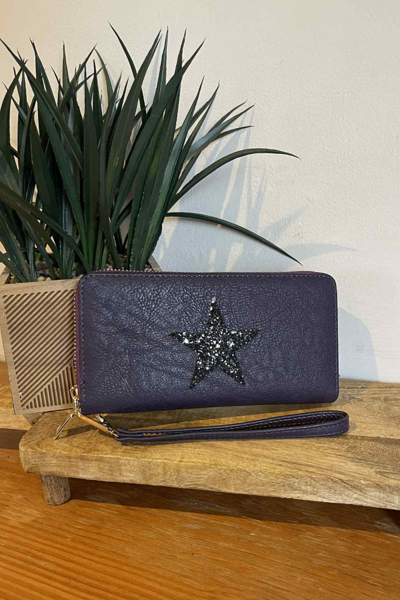 CHARLIE Star Purse - Purple