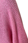 CHARLOTTE Plain Knitted Jumper - Pink