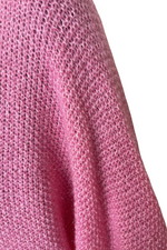 CHARLOTTE Plain Knitted Jumper - Pink