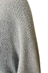 CHARLOTTE Plain Knitted Jumper - Grey