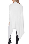 DENA Asymmetric Ribbed Top - Cream