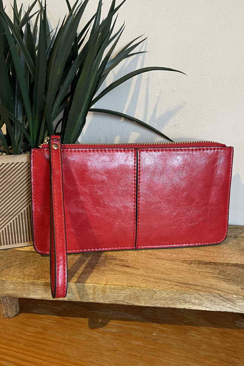 FFION Wristlet Purse - Red