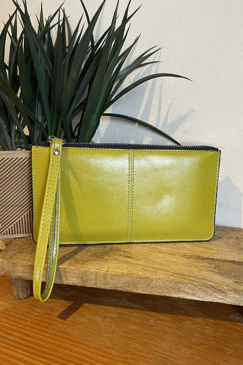 FFION Wristlet Purse - Lime Green