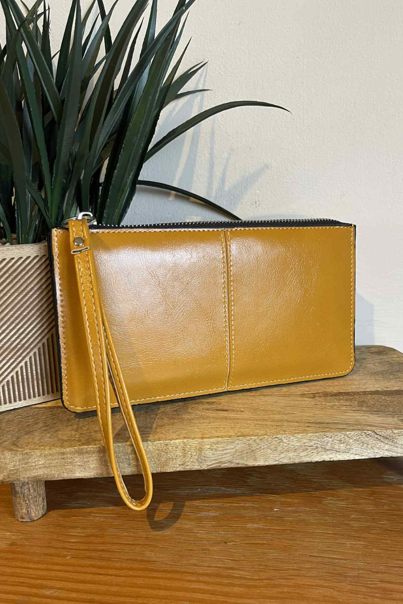 FFION Wristlet Purse - Mustard