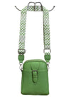 LARA Double Zip Crossbody Bag - Green