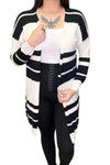 EILEEN Stripe Knit Cardigan