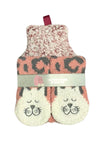 MOLLY Hot Water Bottle & Socks Set - Pink Cat