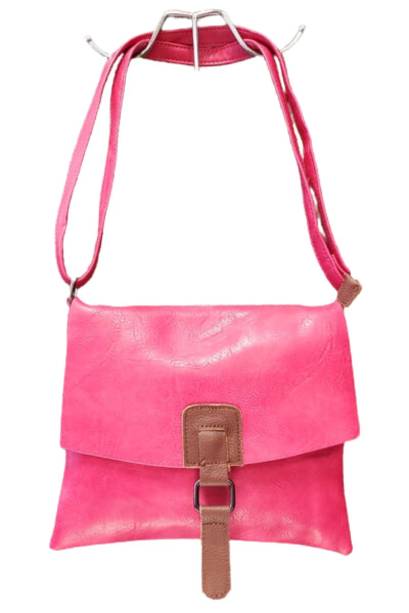 PAULINA Satchel Crossbody Bag - Fuchsia