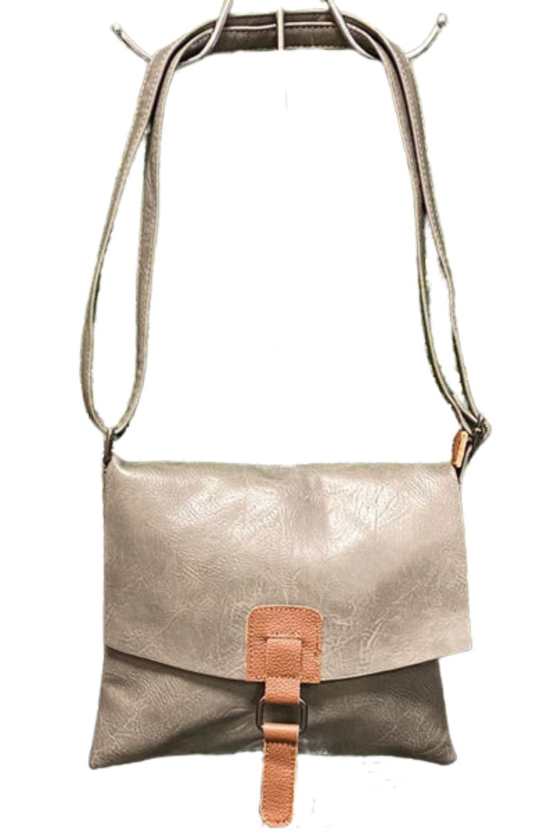 PAULINA Satchel Crossbody Bag - Grey