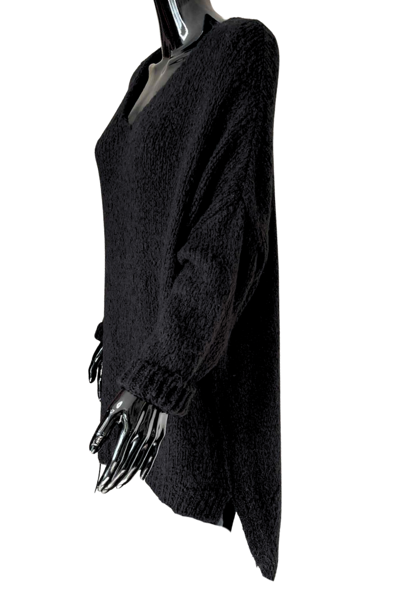 ISLA Knitted Jumper - Black