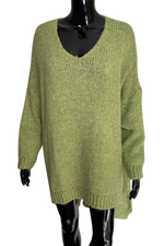 ISLA Knitted Jumper - Green