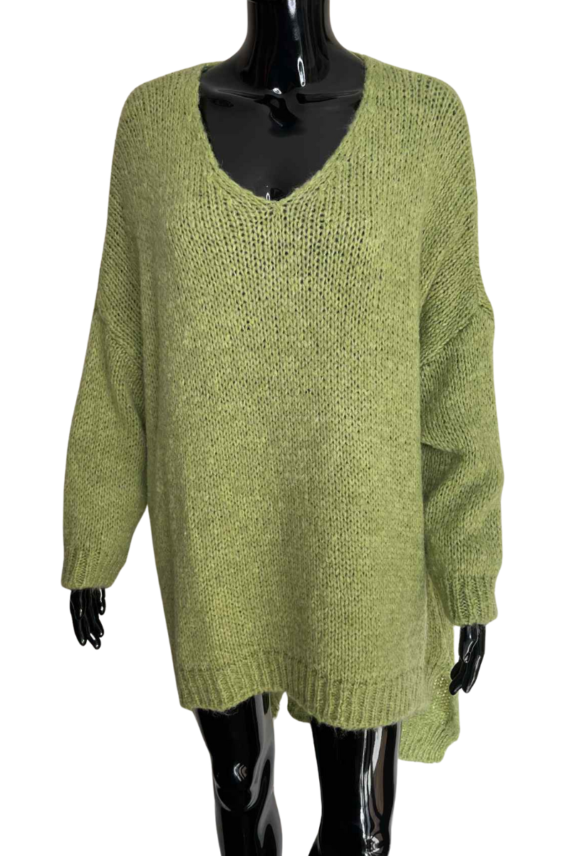 ISLA Knitted Jumper - Green