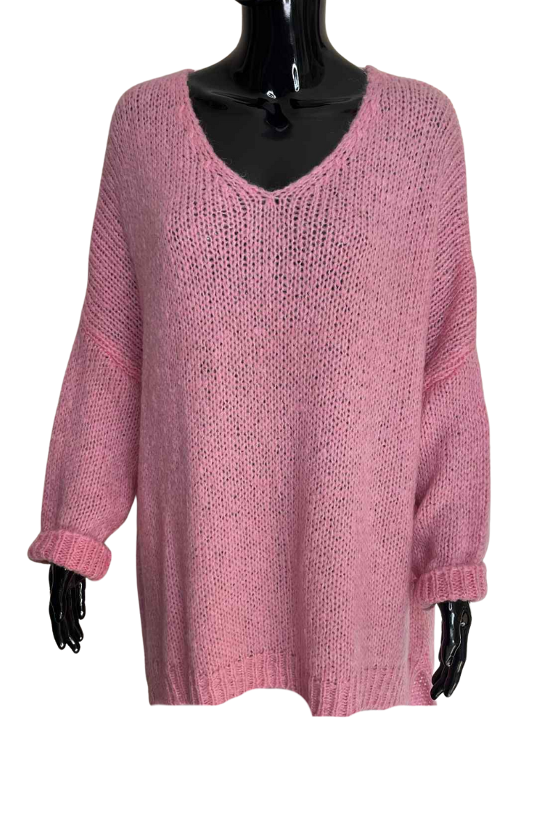ISLA Knitted Jumper - Pink