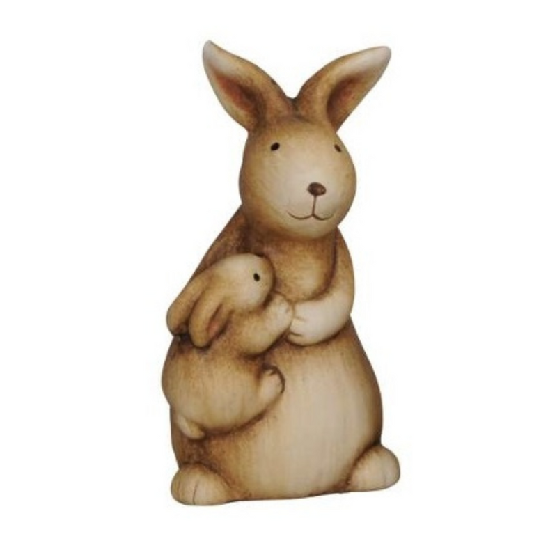 Rabbit Mum Ornament - Deets
