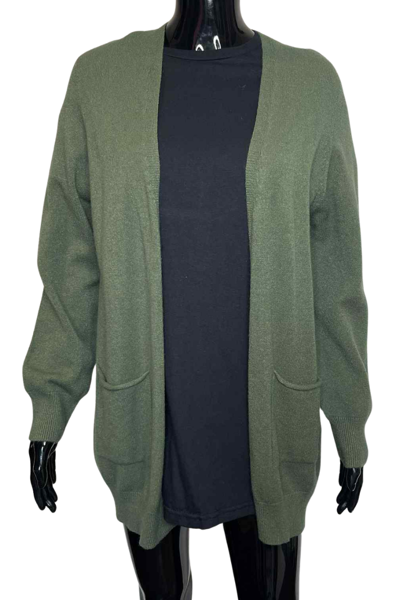 ROSALIE Knitted Cardigan - Khaki