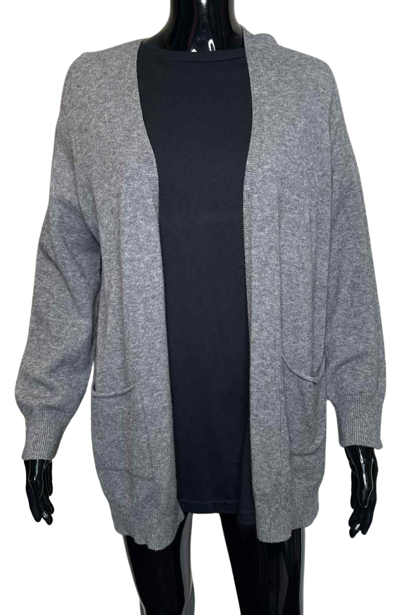 ROSALIE Knitted Cardigan - Grey