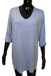 TAYLOR Plain Top - Light Blue