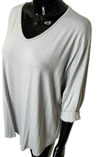 TAYLOR Plain Top - Light Grey