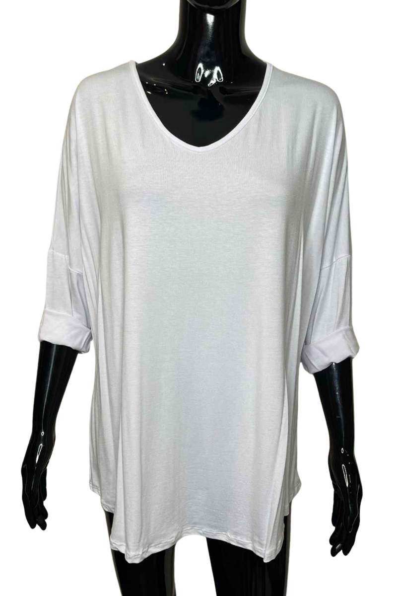 TAYLOR Plain Top - White