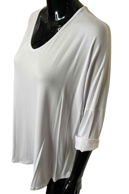 TAYLOR Plain Top - White