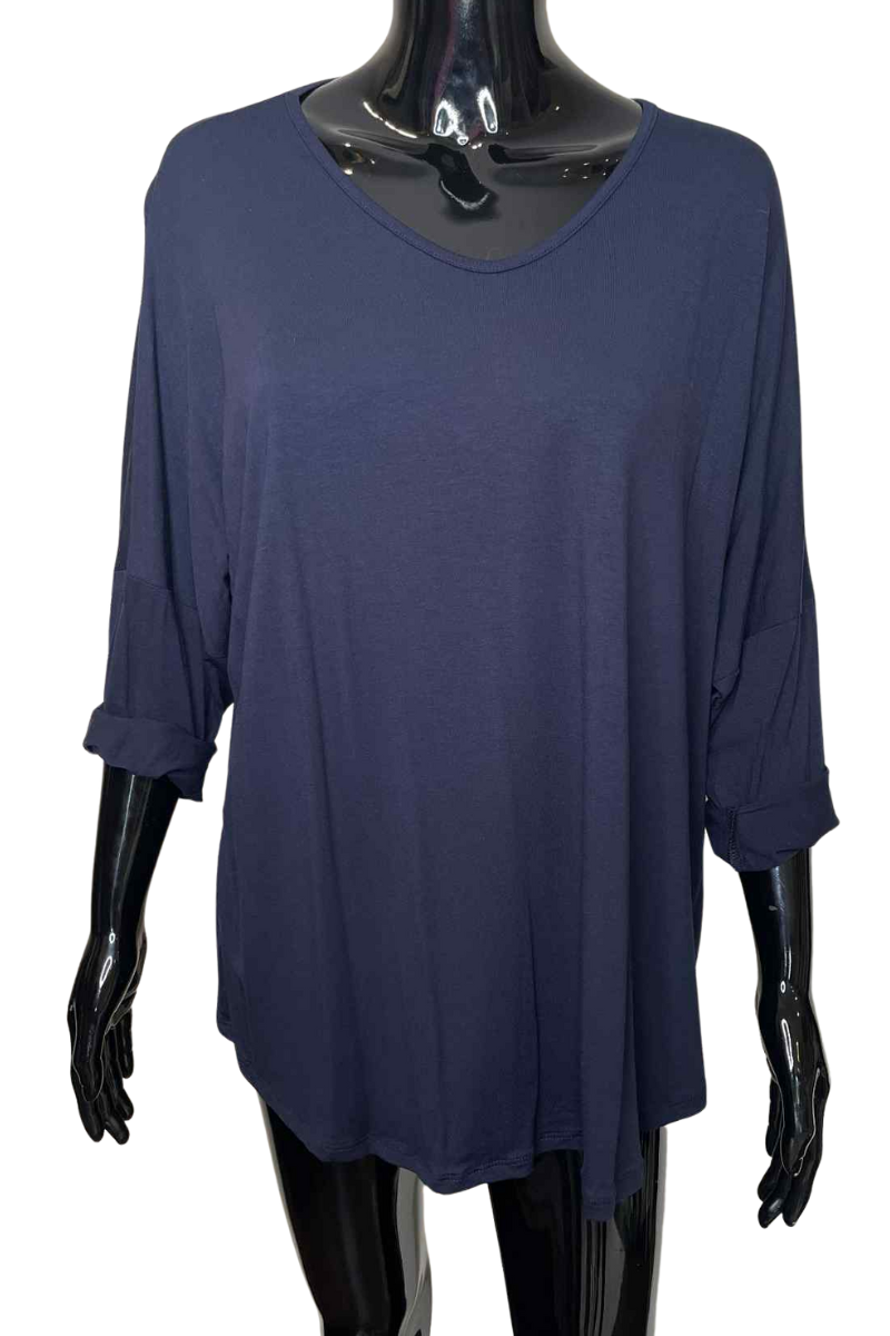 TAYLOR Plain Top - Navy