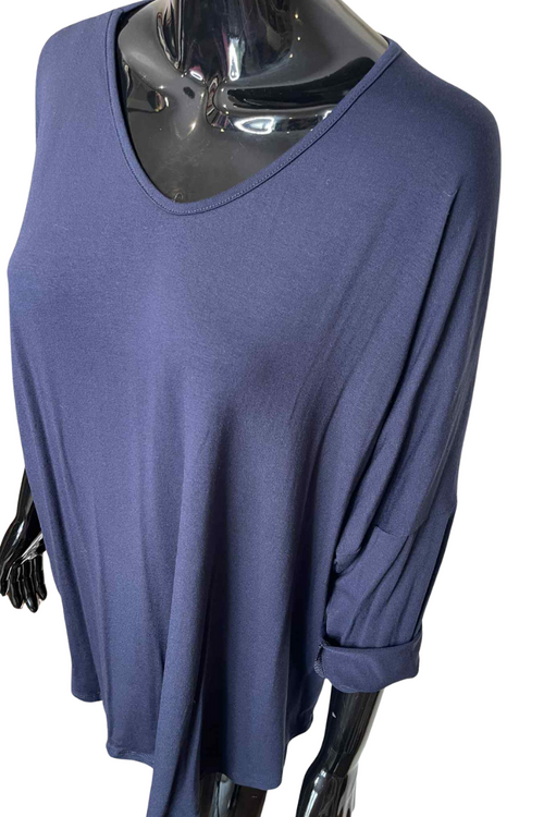 TAYLOR Plain Top - Navy