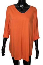 TAYLOR Plain Top - Orange