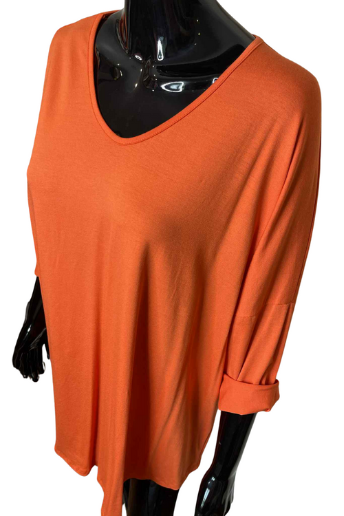 TAYLOR Plain Top - Orange