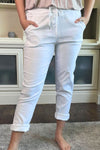 MELINDA Magic Trousers - White