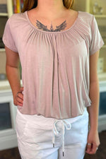 LORNA Plain Top - Mocha