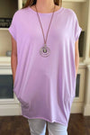 JOYCE Plain Top - Lilac