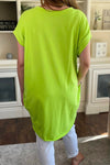 JOYCE Plain Top - Lime Green