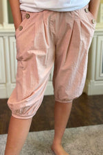 DOROTHY Cropped Trousers - Pink