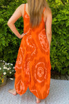 VIV Tie-Dye Dress - Orange
