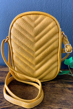 MYLA Mini Crossbody Bag - Mustard