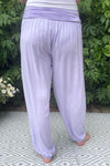 DARIA Plain Harem Trousers - Lilac